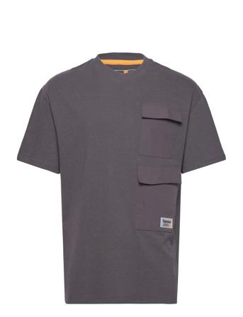 Pu Ss Pckt Hw Tee T-shirt Grå Timberland