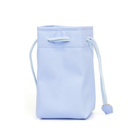 Kotelo Instax Mini 12/11/9 -kameralle, kiristysnyörillinen pussikotelo (sininen)