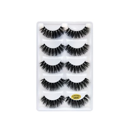 Kabuki-Minerals klassiska Lösögonfransar (3D-Minkhår) 5-par