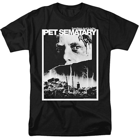 Svart och vit affisch Pet Sematary T-shirt