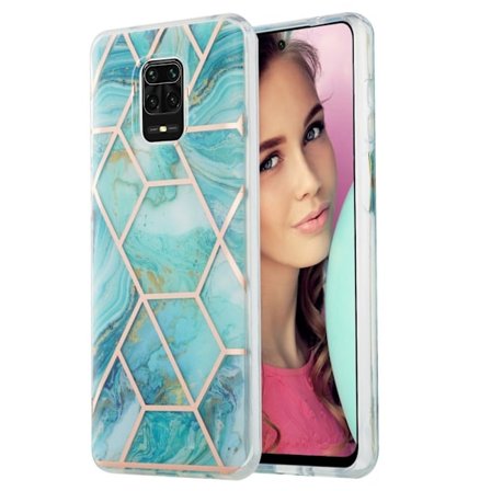 Marmormotiv Xiaomi Redmi Note 9 Pro Max / Xiaomi Redmi Note 9 Pro / Xiaomi Redmi Note 9S skal - Blå