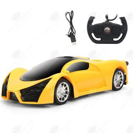 Fjernstyret bil - HTBE - Elektrisk - Stødresistent - Indbyggede lys