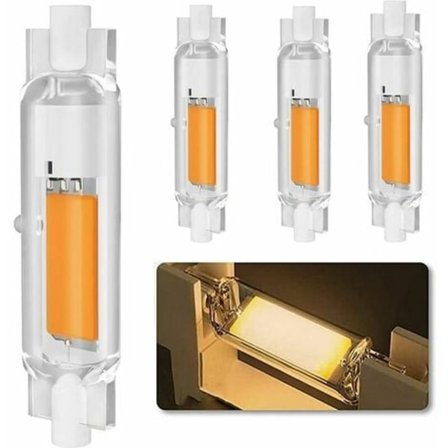 KZQ R7s LED 78mm 10W Dimbar Flimmerfri Varmhvit, 2000LM R7S LED-pærer Erstatning for 150W Halogenpærer R7S LED Highlight-pære 360° Strålevinkel