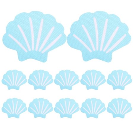 12 st Skalformade Badkarsdekaler Halkskydd Självhäftande Duschrumsdekaler (FMY)