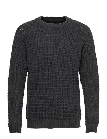 Daryl Crew Neck Sweater Blue Lexington Clothing