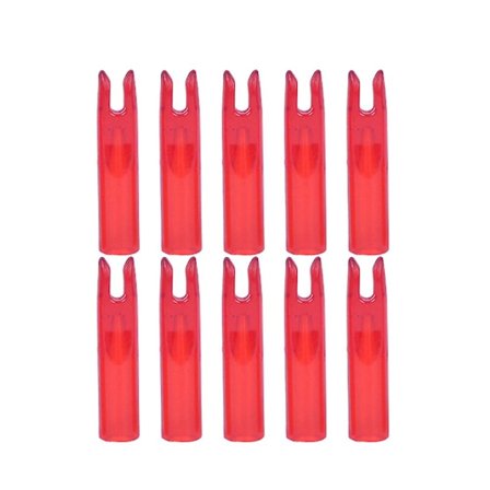 50 stk. Røde Bueskydningspile Jagtpile Haler Tilbehør Interne Pileender Velegnet til 6mm Skaft