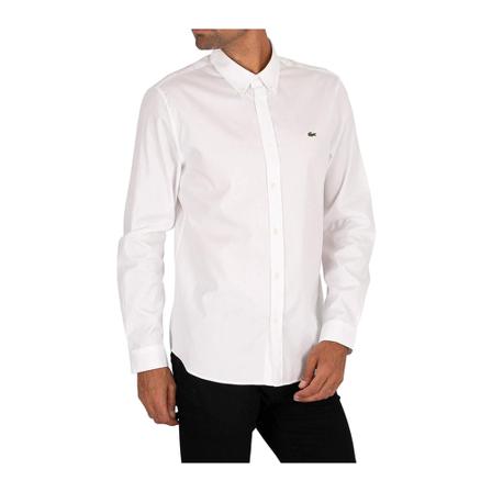 Lacoste Casual Shirts Hvid, Herre Skjorter