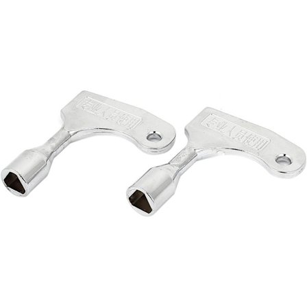 Sæt med 2 trekantnøgler til hurtig nødåbning af elevator