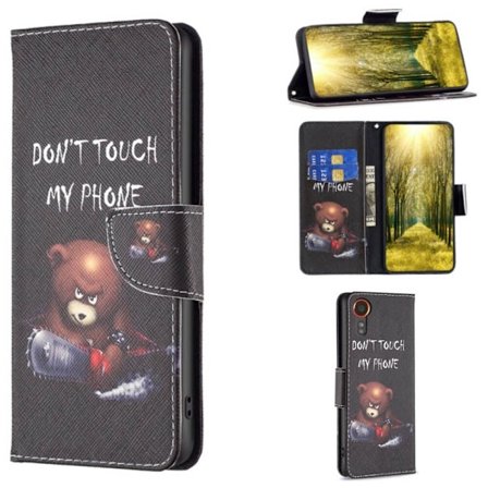 Lompakkokotelo Samsung Galaxy XCover 7 - Don't Touch My Phone