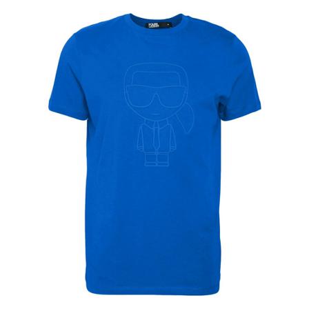 Karl Lagerfeld, T-shirt Blauw, Heren, Maat:L