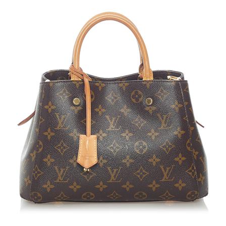Louis Vuitton Vintage, Pre-owned Bags Bruin, Dames, Maat:ONE Size,Canvas