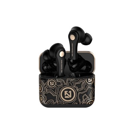 Trådlösa hörlurar Hifi Ljudkvalitet Utseende Bluetooth Svart