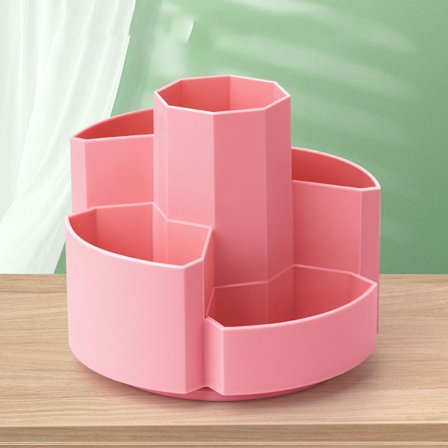 Kynäpidike tummanpunainen työpöytälaukku työpöydän säilytys monitoiminen tarvikkeiden säilytyslaatikko