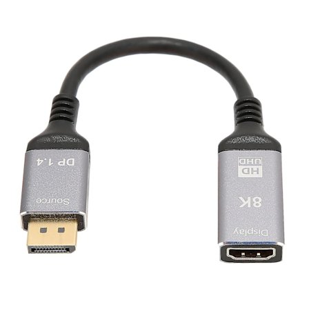 8K 48Gbps HDR 3D DisplayPort 1.4 till HDMI 2.1 Kabel - AV Adapterkabel för Laptop PC TV Projektor