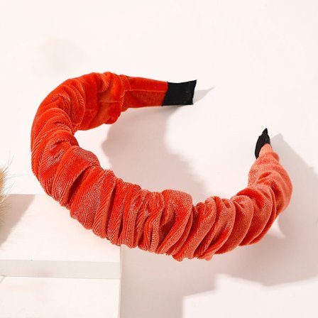 Retro pannebånd ensfarget hårbøyle A A