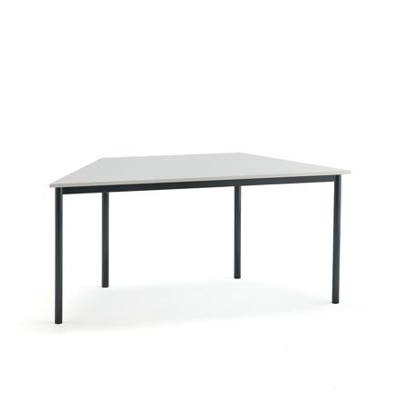 Tisch BORÅS TRAPETS, 1600x800x720 mm, Laminat grau, anthrazit