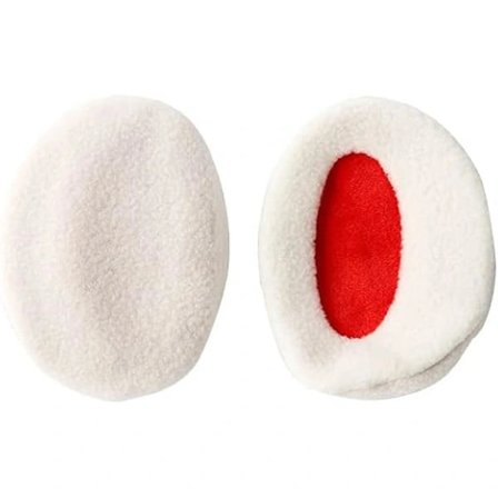 【PP】Hold Varmen Ørevarmere Båndløse Ørevarmer Herrestørrelser til Vinter Udendørs - Hvid