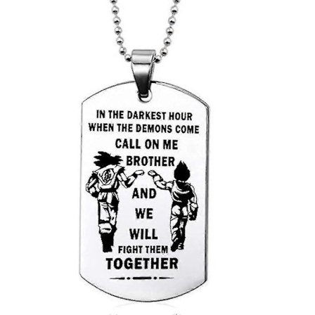 Dragon Balls Son Goku Anime Halskæde Smykke Vedhæng Cosplay Tilbehør Julegave (FMY)