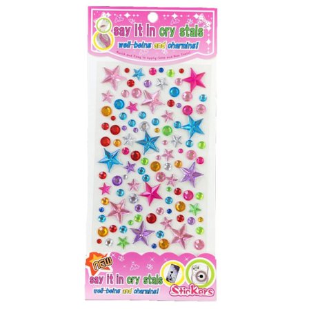 Kristallklistermärken Rhinestone-klistermärken 3 3