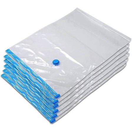 6 stk. vakuumposer - oppbevaringspose 130 x 100 cm