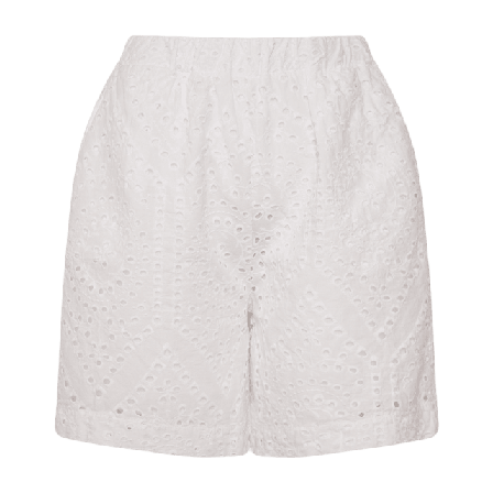 Tiffany Dalia, Shorts, Cotton - White Shorts Dam Vit L-XL