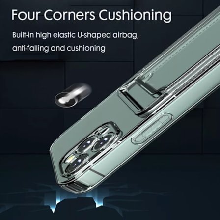 Iphone 16/15/14/13/12/11/SE/X/XS/8/7 skal mobilskal kort slot -