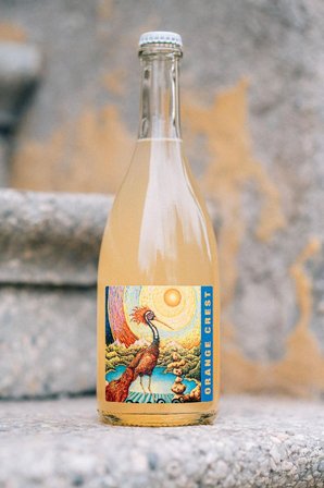 Orange Crest – Ufiltreret biodynamisk pet nat (mousserende Orangevin)