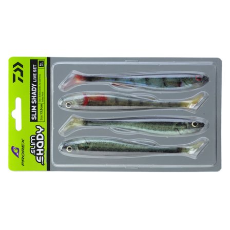 Daiwa Prorex Real Slim Shad Y Live 13,5cm Color Set