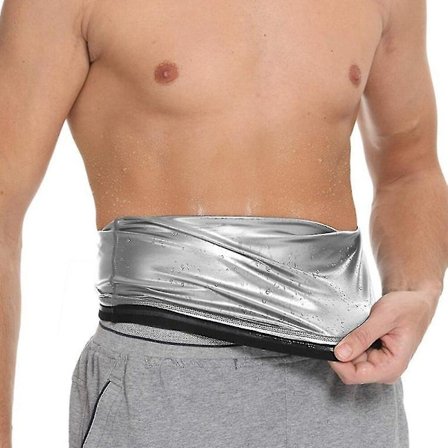 Kvinnor Herr Bastu Midjetrimmer Belly Wrap Träning Magreducerare Bastu Body Shaper Fitness Svetttrimmer Bälte Waist trainer,kvinnor Blå