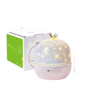 Galaxy Lys Projektor Star Natt Lys med Bt Høyttaler Fjernkontroll Kontroller Oppladbar Roter Led Lampe