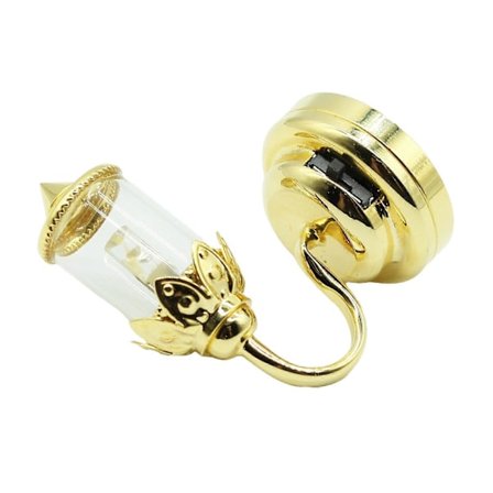 Olohuoneen seinävalaisin figuurimalli realistinen seinäkynttilä vintage-elämäntilanne nukkekoti leikkimökin kalusteet [HK]