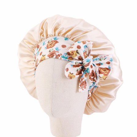 Cap i satin Silk cap (khaki)