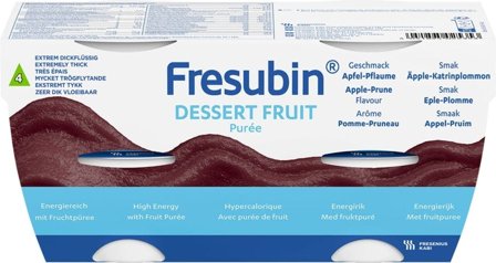 Fresubin Dessert Fruit næringspuré eple-sviske 4x125 g