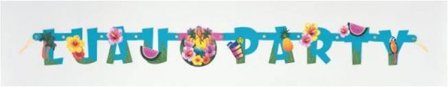 Banderoll blommor / Hawaii formklippt luau party - Hawaii Fest Dekoration - Kalaslagret.se