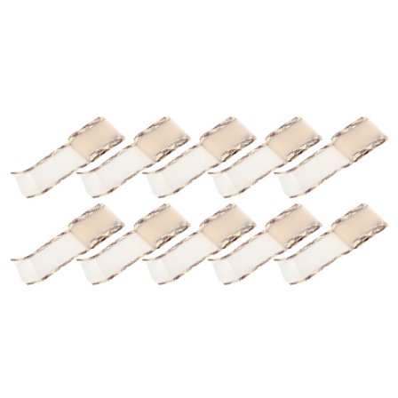 10 meter kantband polyester tyll för klädtillbehör DIY huvudbonad hår 2,6 tum brun-C2