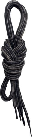 Lundhags Shoe Laces 180cm Black/Grey