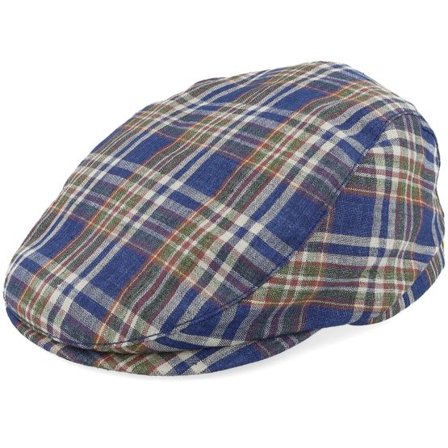 Mayser - Blå flatcap Keps - Frankie Como Blue Flat Cap @ Hatstore