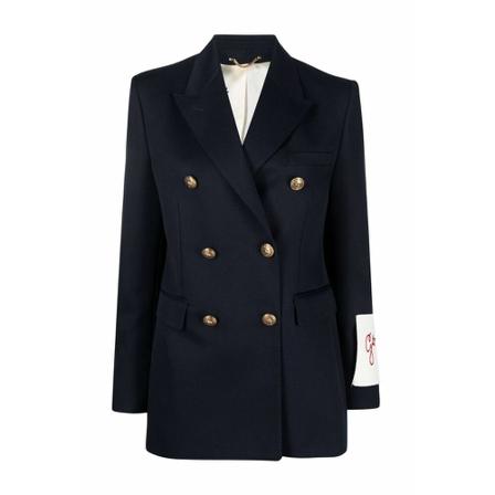 Golden Goose, Blazers Blauw, Dames, Maat:2XS