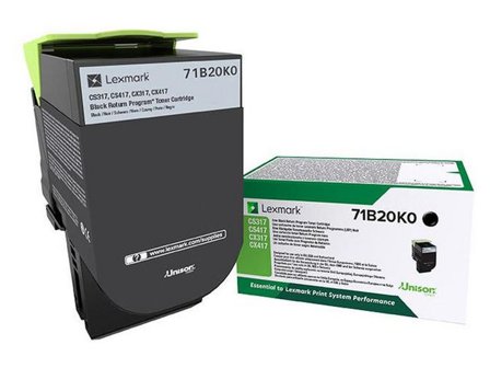 Lexmark Toner 71B20K0 Svart - Lyreco - Toner och bläck - Tonerkassetter - Toner Lexmark