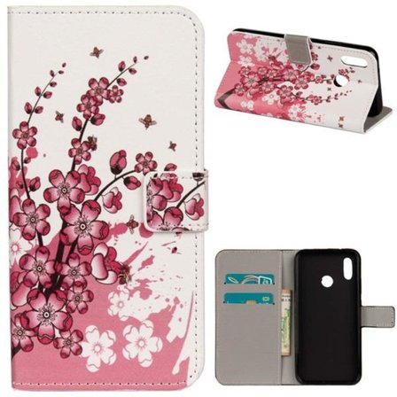 Plånboksfodral Huawei P20 Lite - Körsbärsblommor