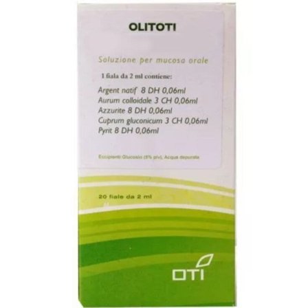 Olitoti Manganese Rame 20 Fiale Da 2ml Con Glucosio