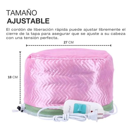 Närande Hårångarmössa, Främjar Näringsupptag i Håret & Reparerar Håret, Ger Djup Näring till Dina Lockar med Höghållfast Silikon Nickel Emaljerad