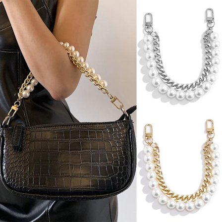 Pearl Bag rem för handväska Bälte DIY Handväska Ersättningshandtag