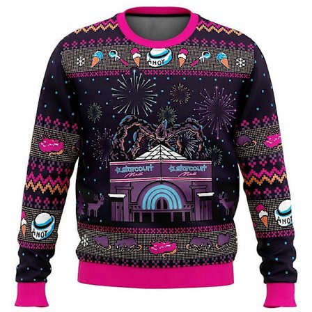 Stranger Things Grim Juletrøje Gave Julemand Pullover Mænd 3d Sweatshirt Og Top Efterår Og Vinter EL1506