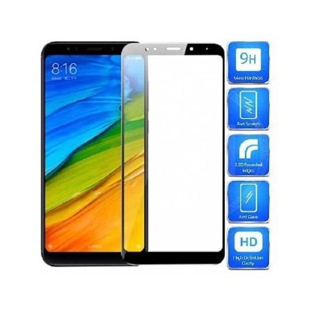 Redmi 5 Plus karkaistu lasi 0,26 mm 2,5D 9H Fullframe
