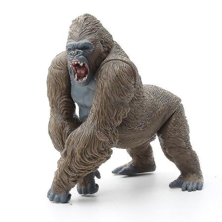 15cm Gorilla King Kong Actionfigur Simulering Djur PVC Actionfigur Serie Leksaksmodell Docka Present till Barn brown