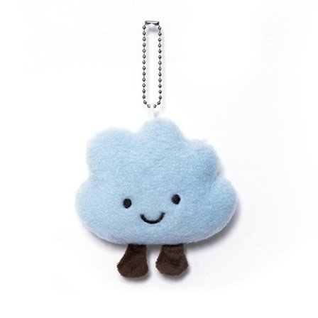 Suloinen pilviavainketju, söpö avaimenperä, yksinkertainen matkapuhelimen kadonneen estävä kaulanauhakoriste, täydellinen lahja ystävälle, perheelle, 