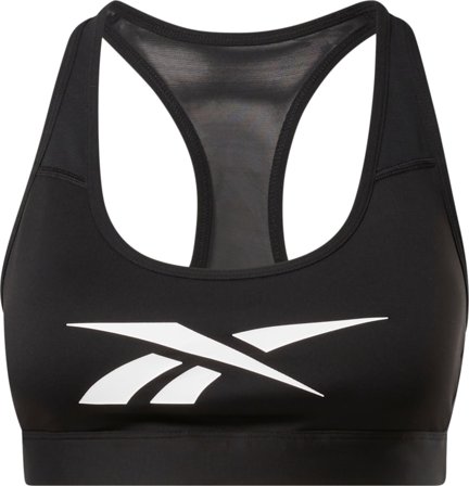 Reebok Women's Lux Vector Racer Bra Women undergarment Black XS