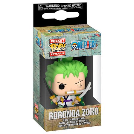 One Piece Roronoa Zoro Pocket POP nøglering, samlerfigur