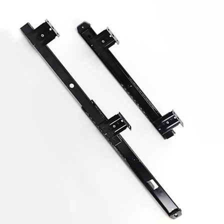 Kraftiga kullagerlister tangentbordslåda hylla tillbehör möbel skena rack med justerbart höjdfäste